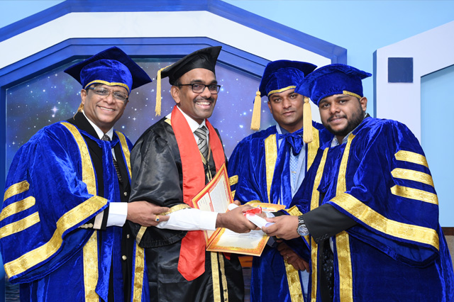 On Saturday, March 16th, 20 students from Grace Ministry Theological Bible College, Bangalore, which is associated with United Theological Research University, were awarded Certificates of B.Th by Bro Andrew Richard. 